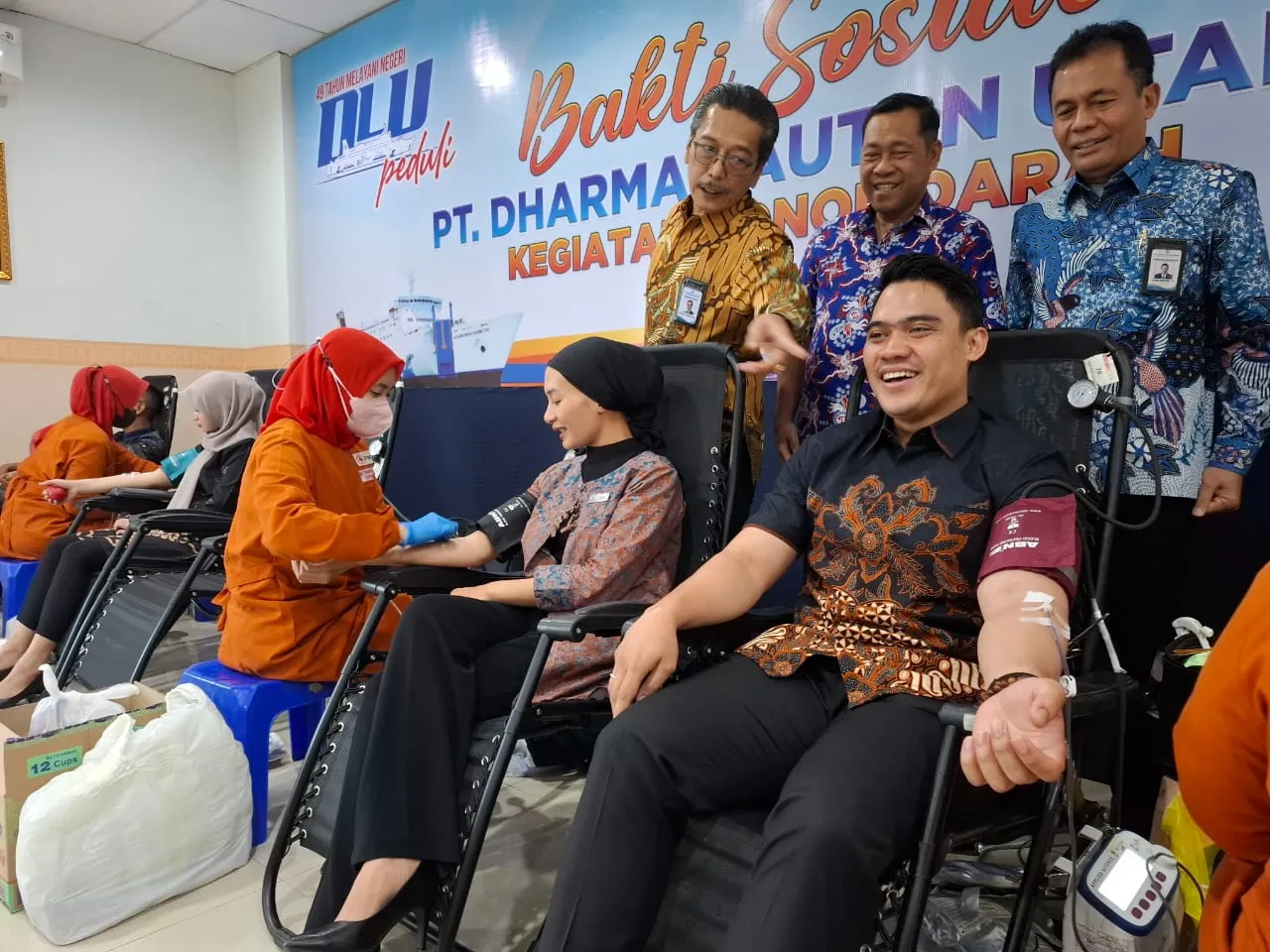 Bantu PMI Sediakan Stok Darah Jelang Ramadhan, PT DLU Gelar Aksi Donor Darah