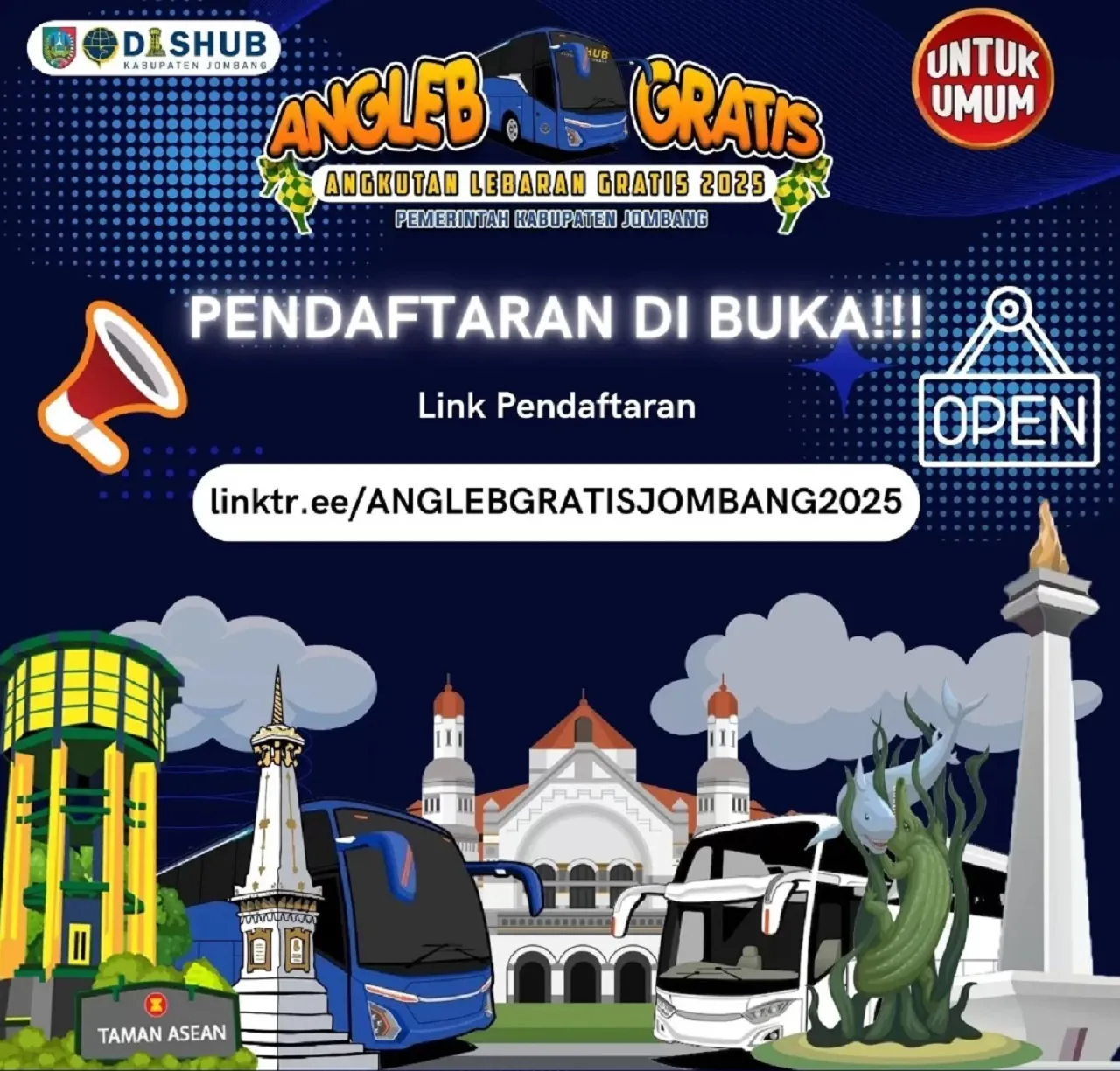 Sambut Ramadhan, Dishub Jombang Programkan Angkutan Lebaran Gratis 2025