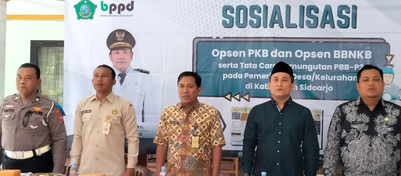 BPPD Sosialisasikan Opsen PKB dan BBNKB hingga Cara Pungut PBB-P2 di Buduran Sidoarjo