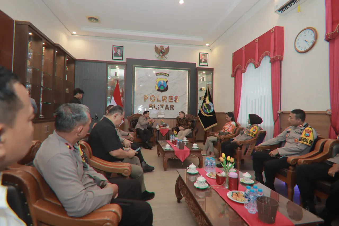 Kapolres Blitar Apresiasi atas Kunjungan Konsulat Jenderal Australia di Polres Blitar