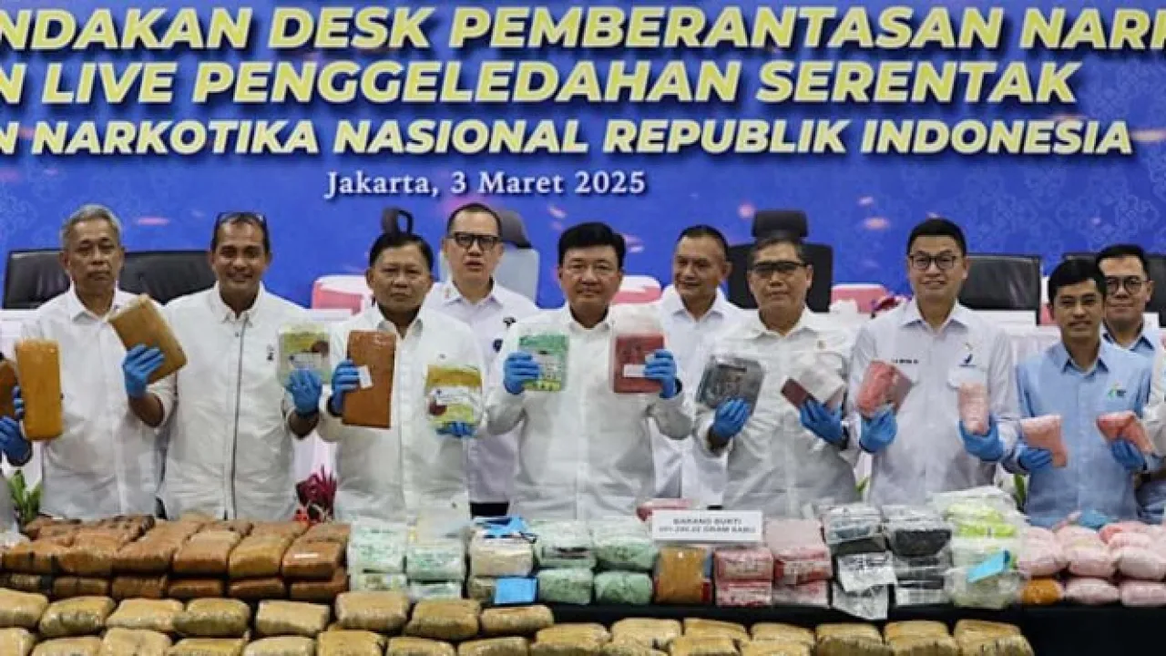 Menko Polkam Ungkap Narkoba Rp 1 Triliun