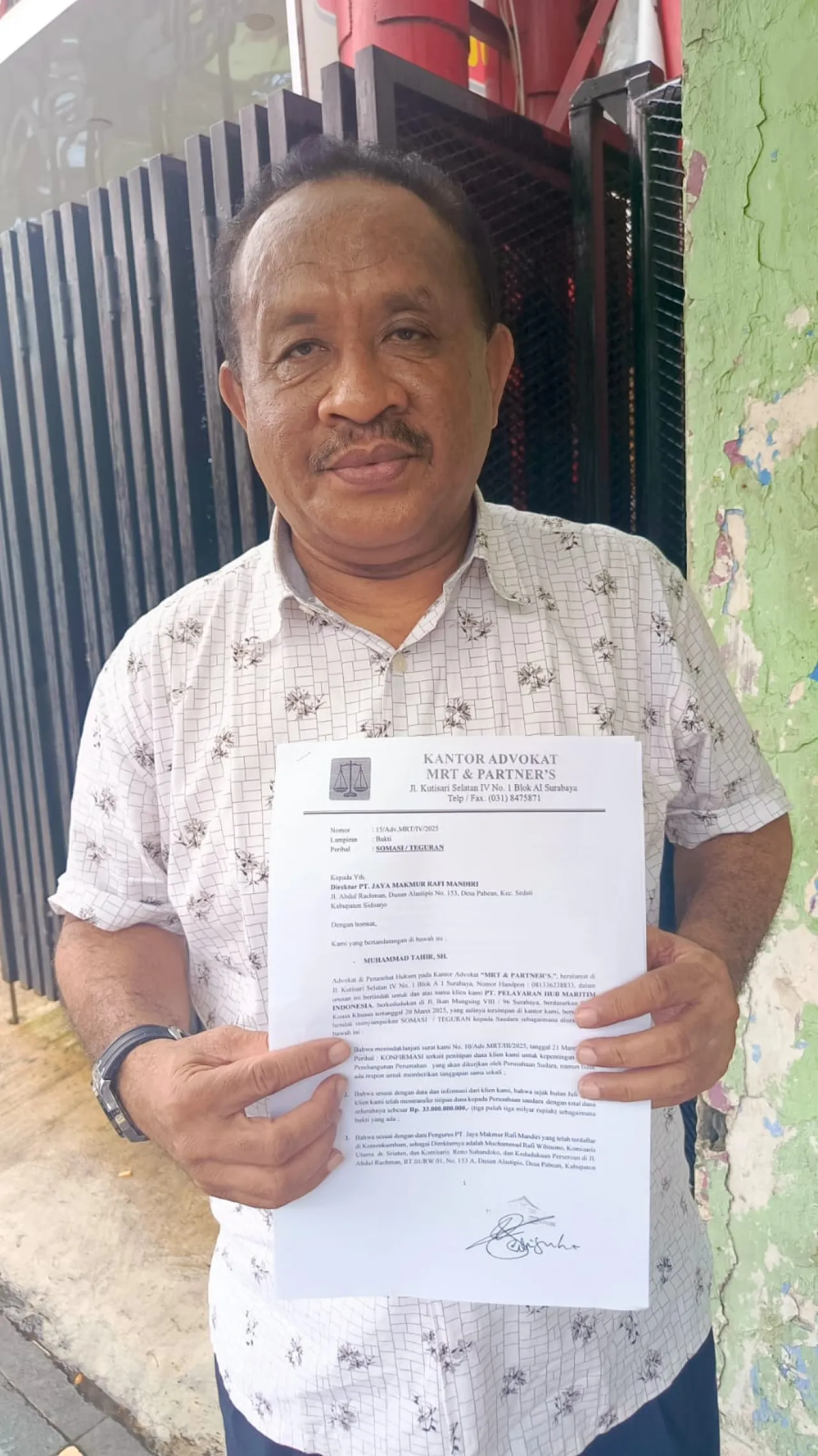 Tagih Progres Proyek Pembangunan Perumahan, PT Jaya Makmur Rafi Mandiri Disomasi