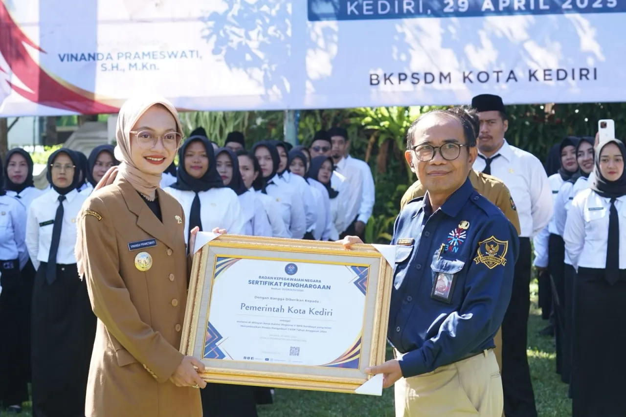 Baca juga : Pemkot Kediri Raih Penghargaan Percepatan Pengangkatan ASN dan PPPK dari BKN