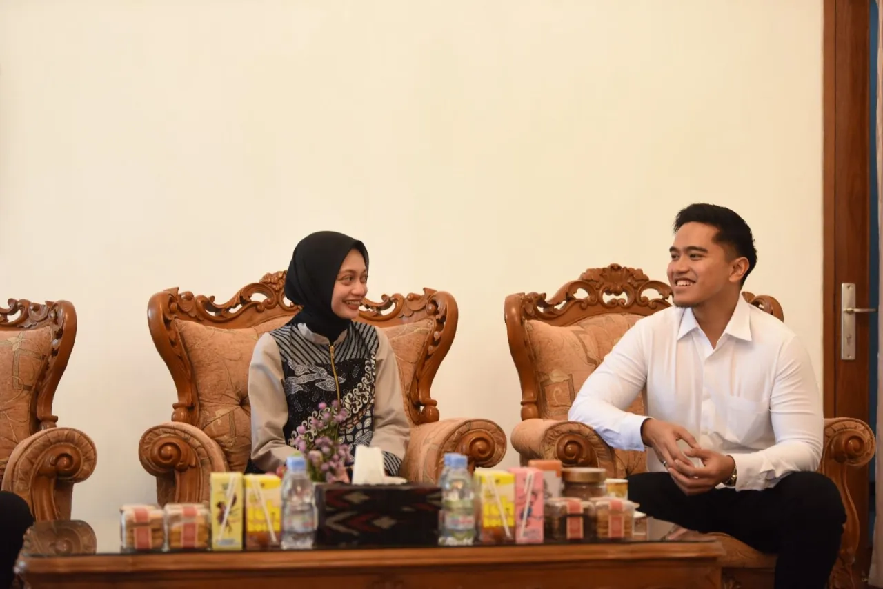 Wali Kota Kediri Mbak Vinanda dan Kaesang Pangarep Diskusi Kembangkan Potensi Kota Kediri