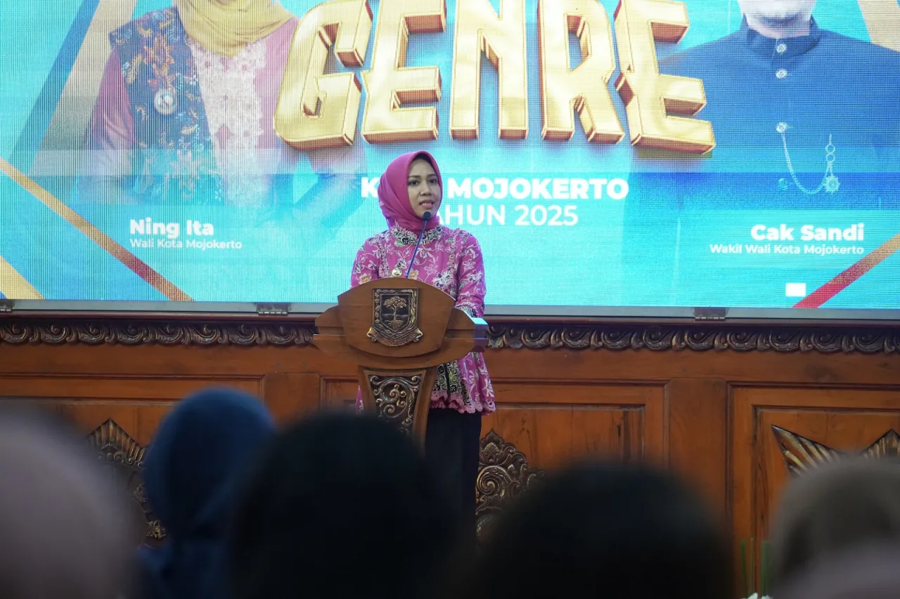 Pemilihan Duta GenRe Kota Mojokerto 2025, Ning Ita Tekankan Peran Duta Sebagai Motivator Remaja