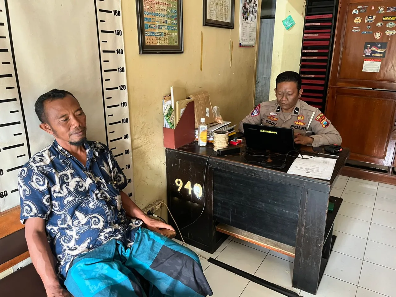 Satlantas Polres Blitar Tangkap Supir Truk Pelaku Tabrak Lari