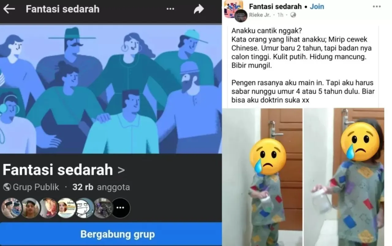 Pemilik Facebook 'Fantasi Sedarah' Belum Tertangkap