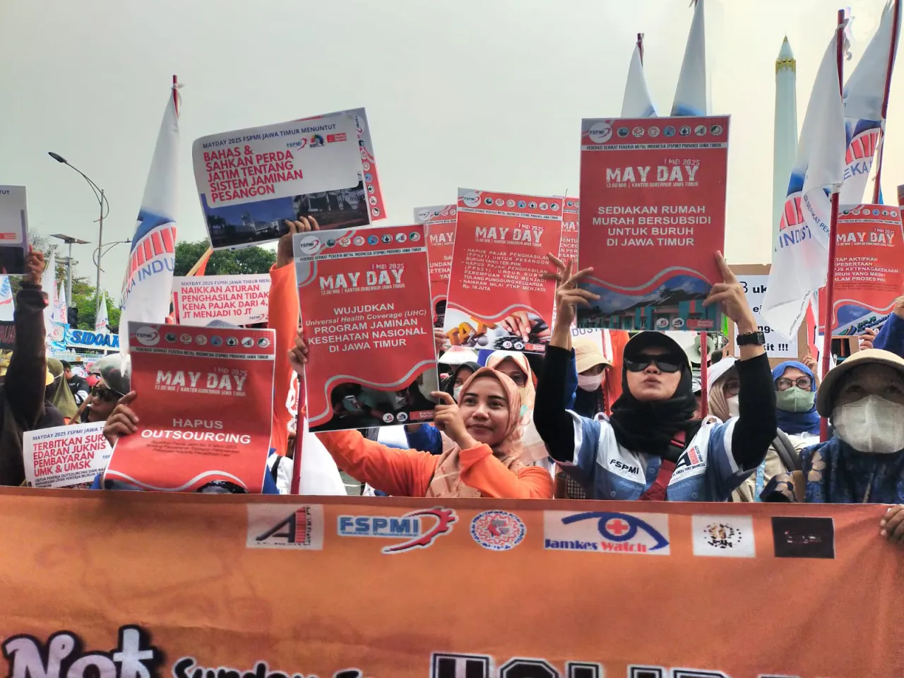 May Day 2025: SPSI Jatim Tegaskan Aksi Murni Demi Hak Buruh