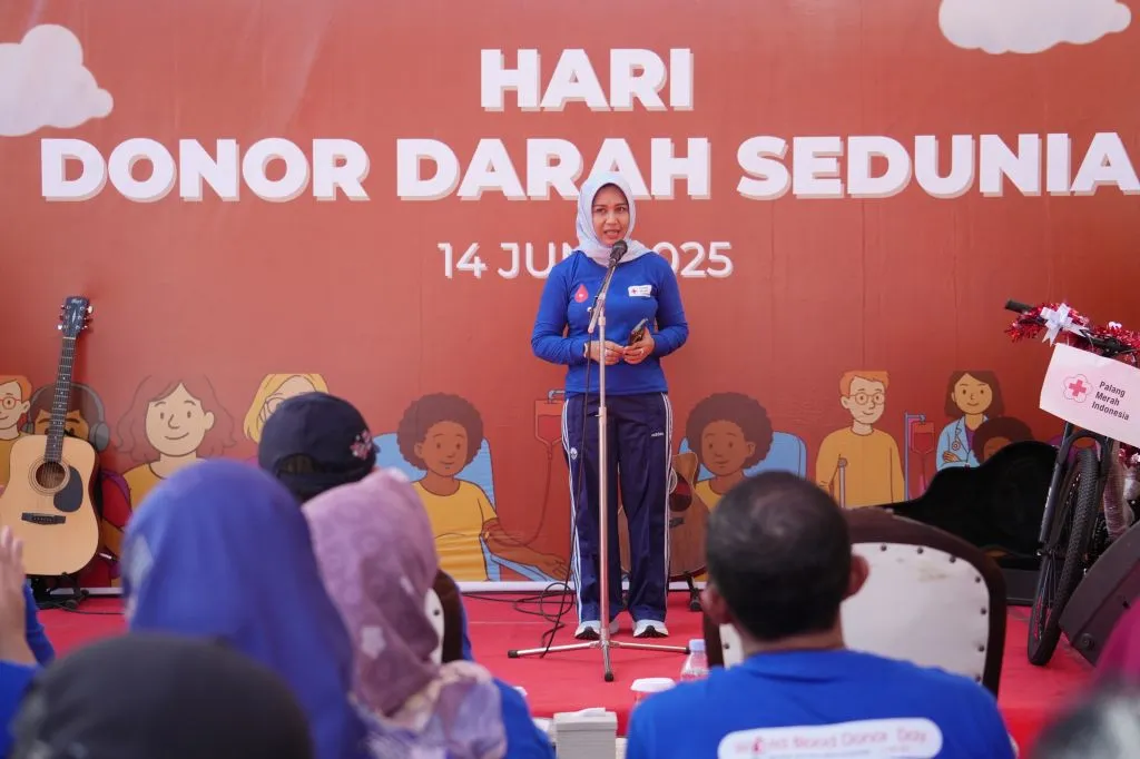 PMI Kota Mojokerto Gelar Donor Darah Berhadiah Doorprize Mesin Cuci