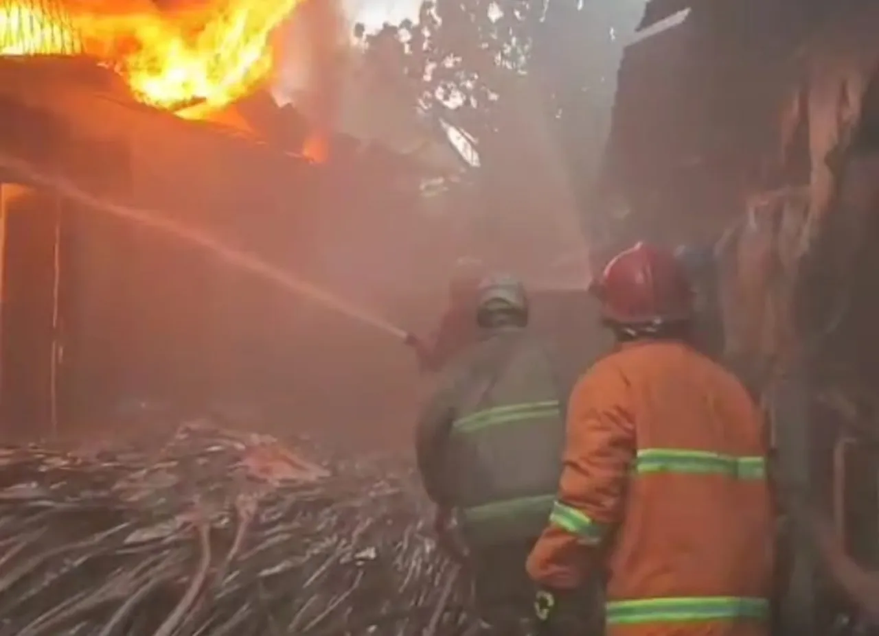 Kandang Ayam di Wilayah Srengat Terbakar, Pemilik Rugi Ratusan Juta Rupiah