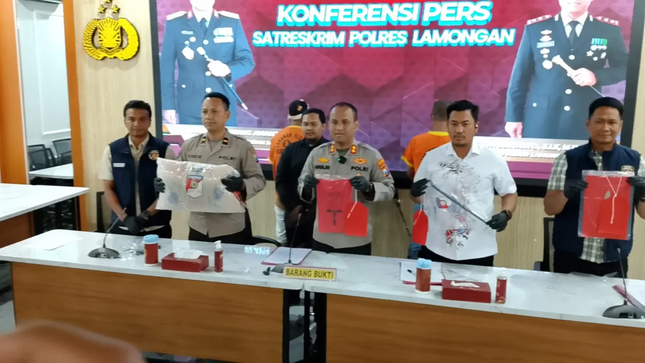 Mencuri Motor di 29 TKP, Pelaku Curanmor Asal Bojonegoro Dibekuk Polres Lamongan