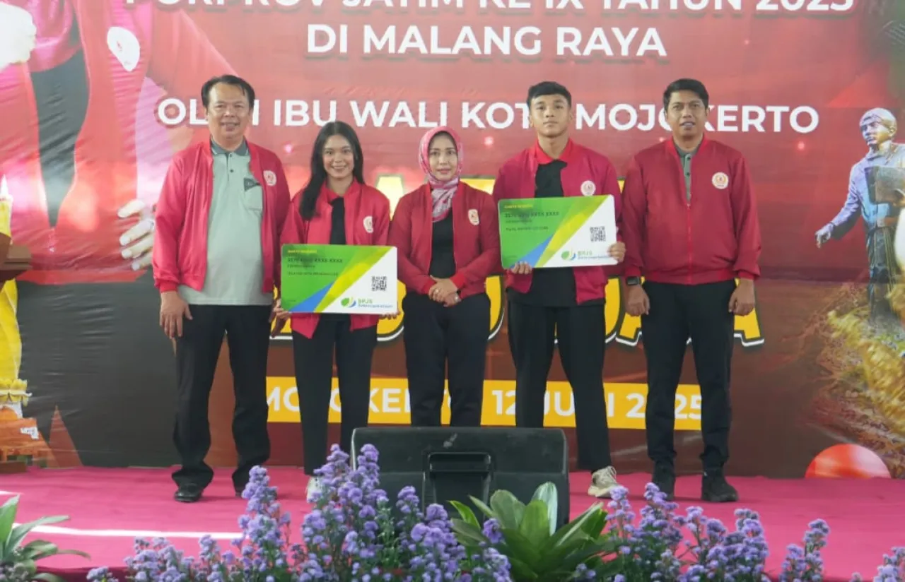 Pemkot Mojokerto Lindungi Atlet Porprov dengan Program BPJS Ketenagakerjaan