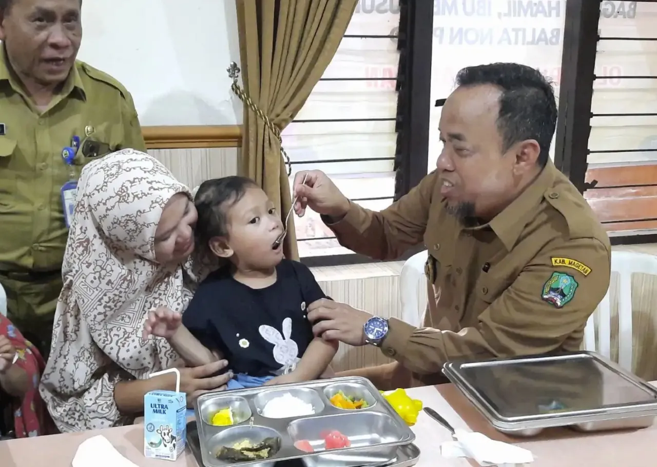 Pemkab Magetan Luncurkan MBG bagi Ibu Hamil - Balita non-PAUD