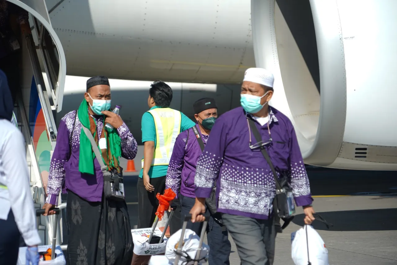 Pemulangan Jemaah Haji Debarkasi Surabaya Hampir Tuntas, 97 Persen Telah Tiba di Tanah Air