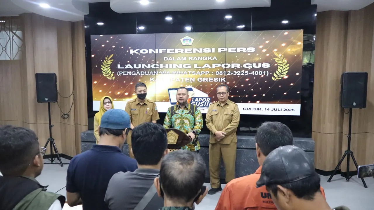 Pemkab Gresik Luncurkan Kanal Pengaduan Berbasis WhatsApp 'Lapor GUS'
