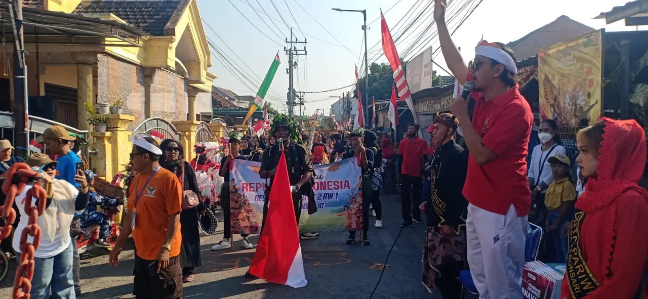 Pemdes Kebonsari Candi Gelar Karnaval Budaya di Perayaan HUT RI ke-80