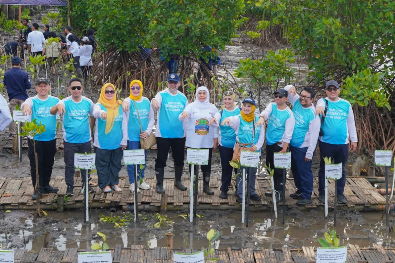 IKA UNAIR Perkuat Komitmen Lingkungan dalam Festival Mangrove ke-VII Jawa Timur di Probolinggo