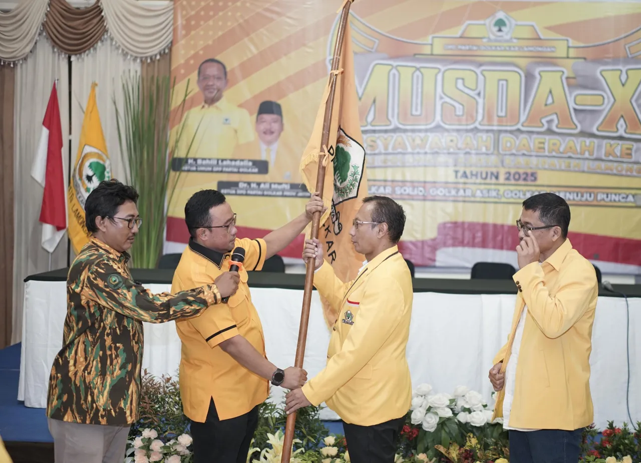 Ujik Silvian Efendi  Adik Bupati Lamongan ,Terpilih Menjadi  Ketua  DPD Golkar