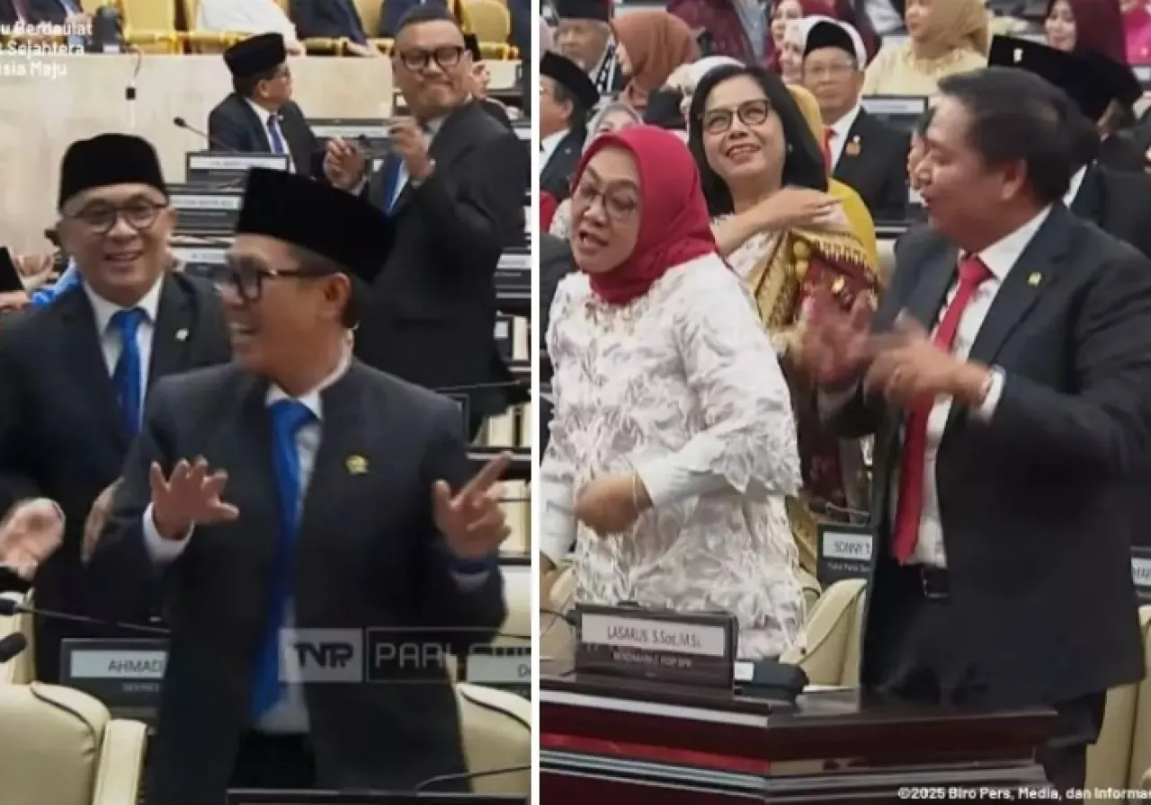 Anggota DPR RI, Kebakaran Jenggot saat Joget di Gedung Senayan Dikritik Netizen