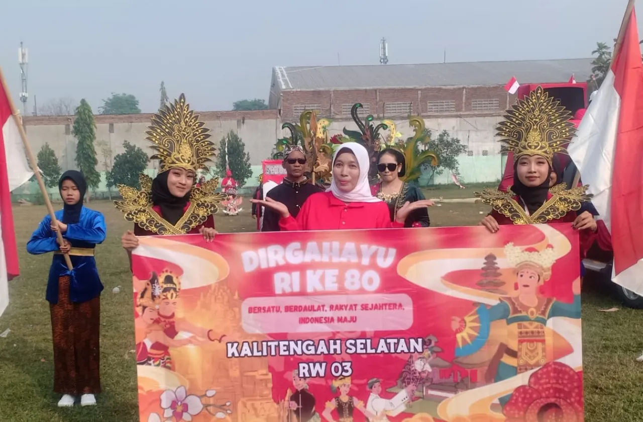 Ribuan warga Desa Kalitengah Tumpah Ruah Ikuti Karnaval dan Jalan Sehat