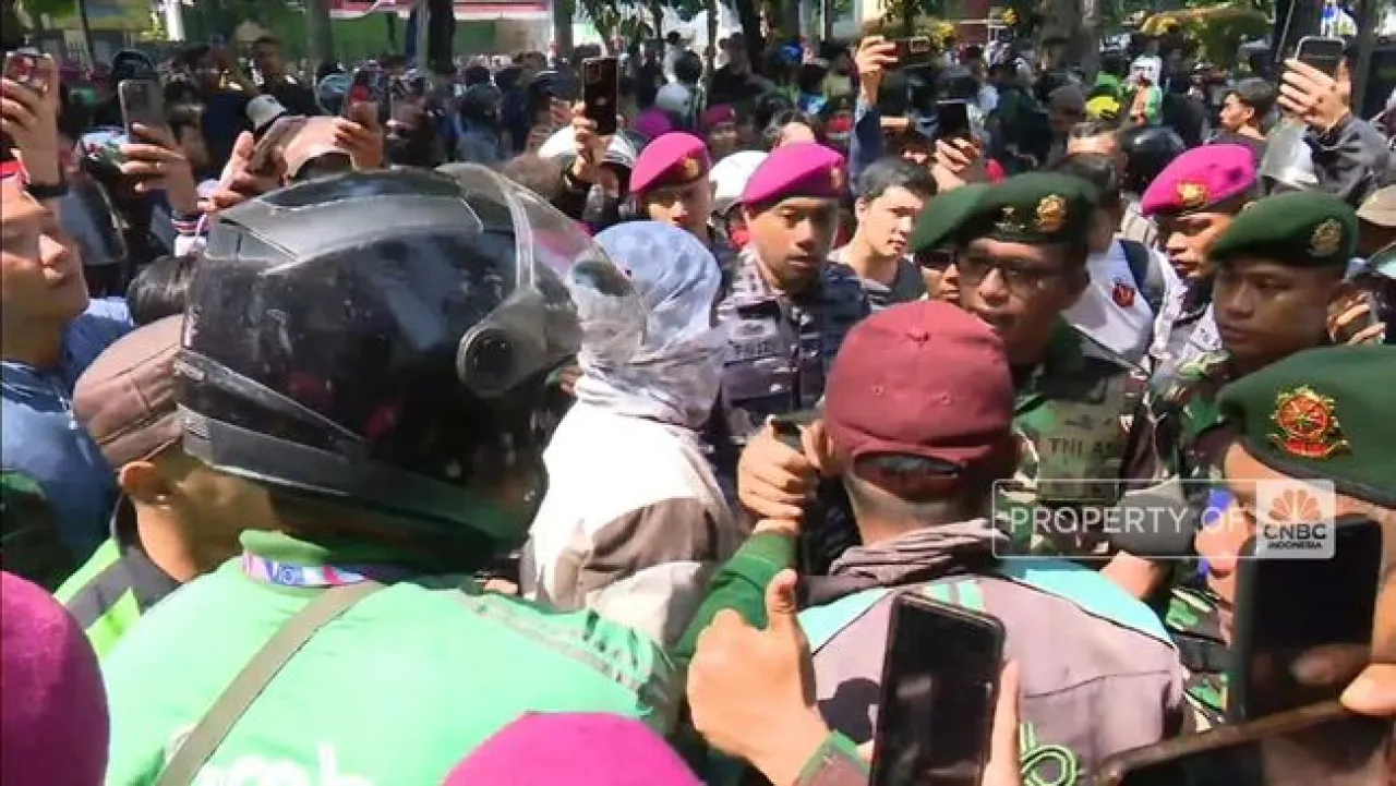 Pasukan Marinir dan Petinggi Kostrad, Ikut Tenangkan Aksi Demo di Mako Brimob Kwitang