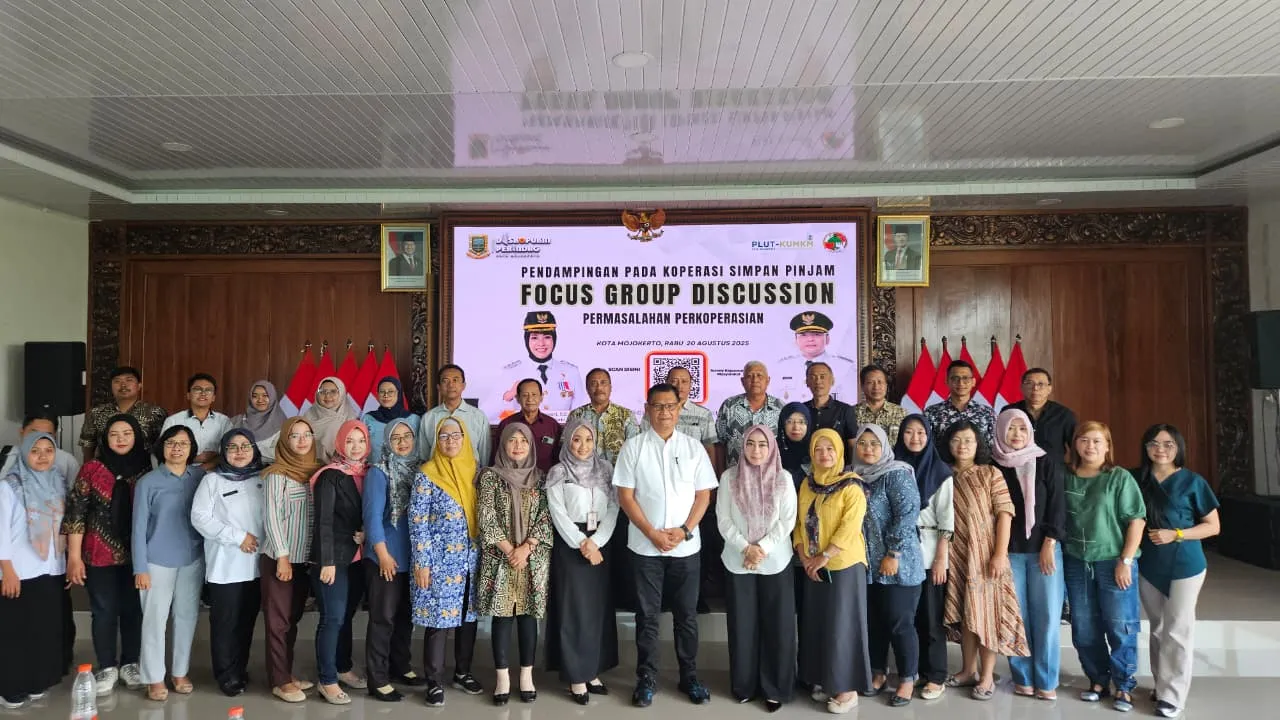Gandeng Polda Jatim, Pemkot Mojokerto Gelar FGD Penyelesaian Permasalahan Hukum Koperasi