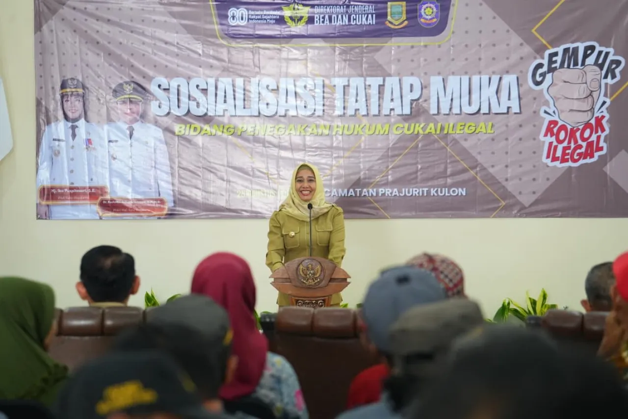Cegah Rokok Ilegal Beredar, Wali Kota Ning Ita Ajak Masyarakat Berani Tolak dan Laporkan