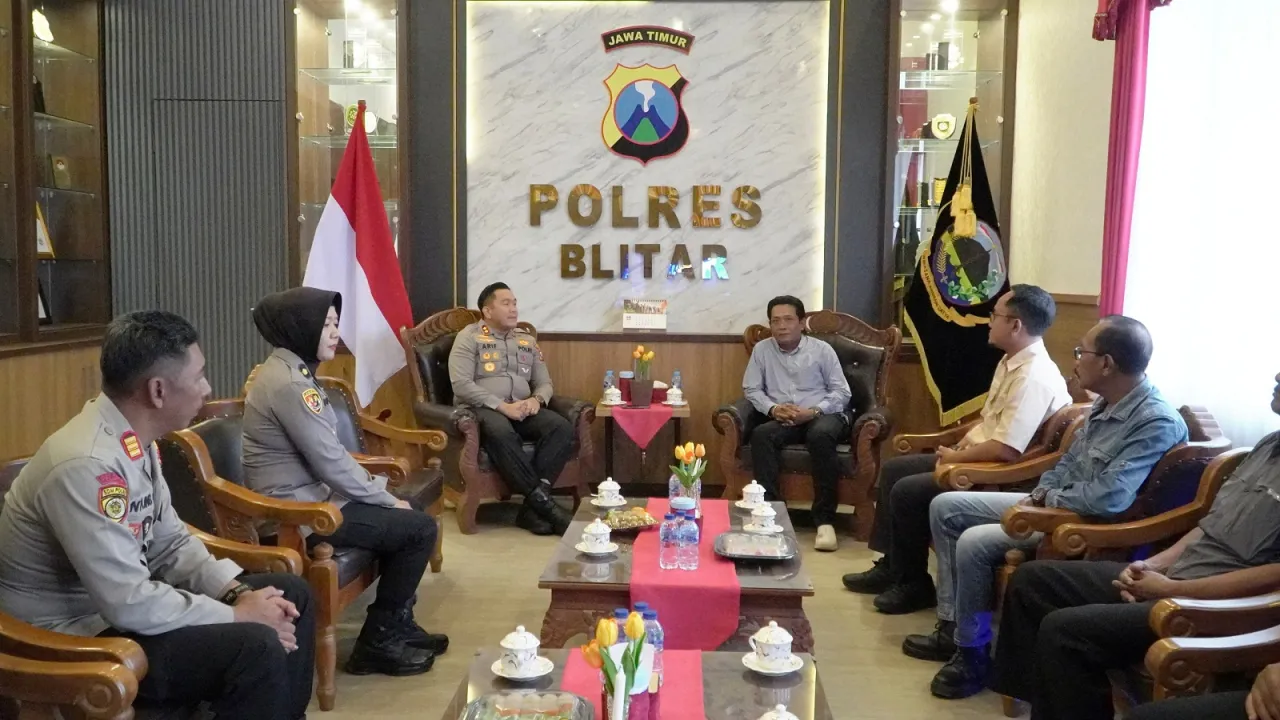 Kapolres Blitar Gelar Audiensi dengan Petani dari 4 Daerah
