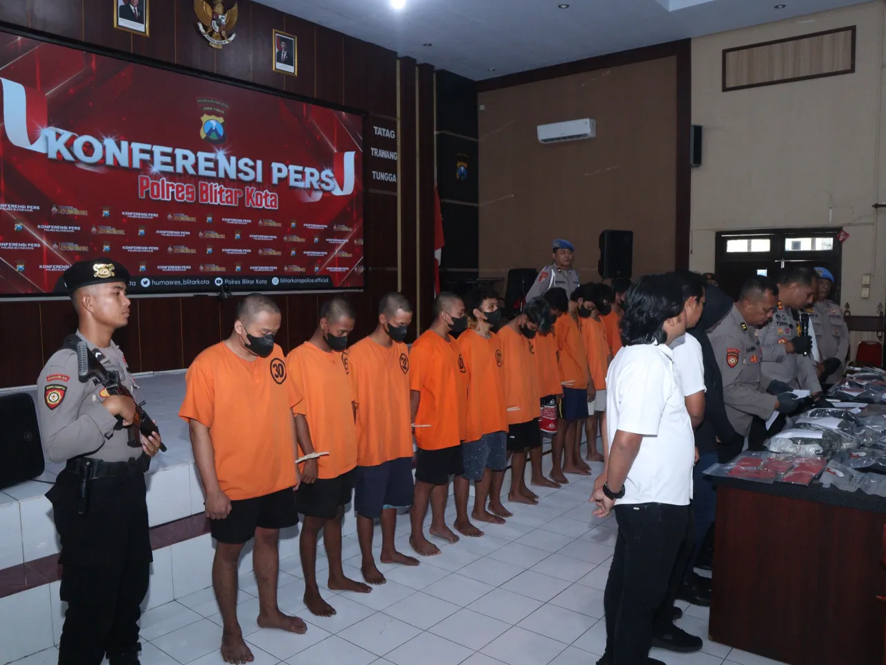 Pemuda Sok Jagoan yang Serang Petugas, Berhasil Ditangkap Polres Blitar Kota