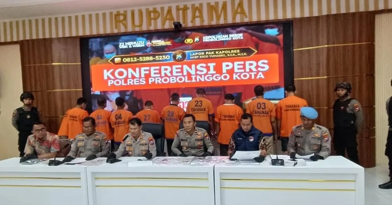 Baca juga : Polres Probolinggo Tangkap 10 Tersangka Narkoba selama 12 Hari