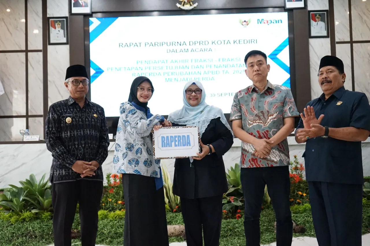 Baca juga : Raperda Perubahan APBD Kota Kediri Tahun Anggaran 2025 Disetujui Menjadi Perda