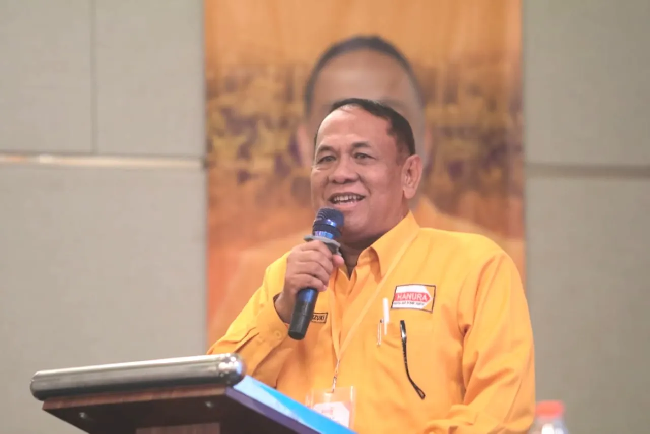 Hanura Jatim Targetkan 62 Kursi DPRD, Oso Hadiri Pelantikan di Surabaya