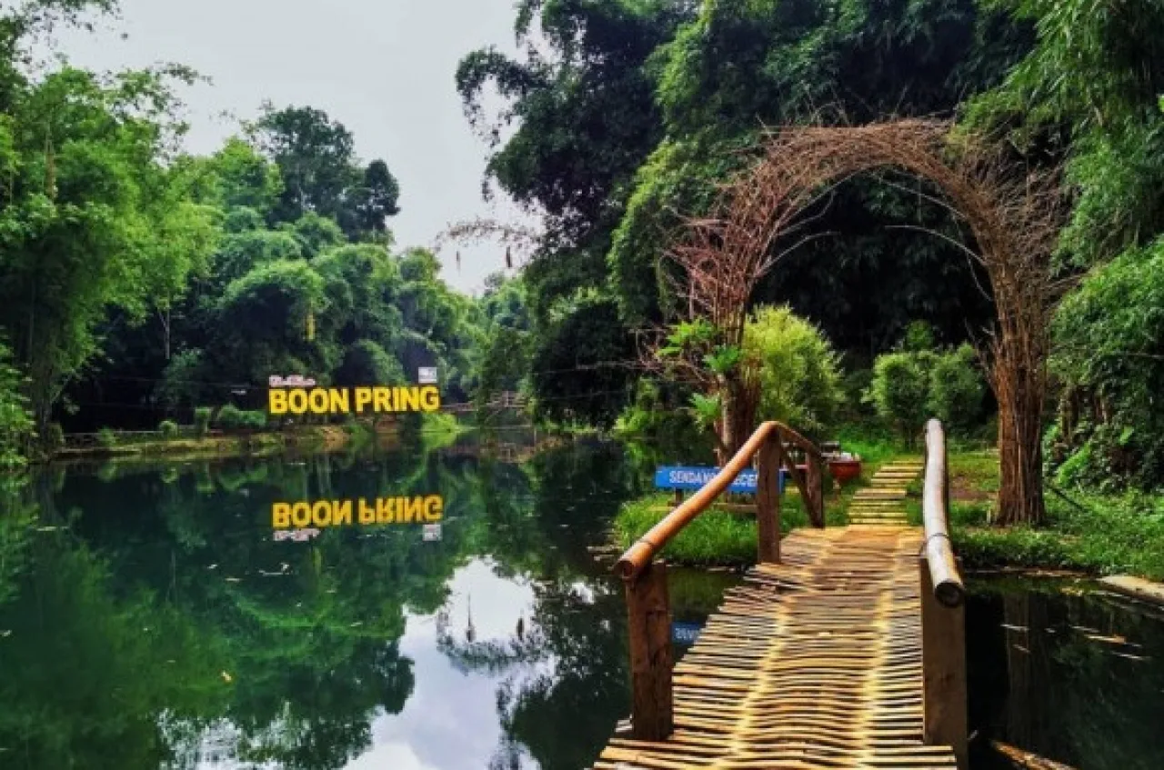 Pesona Keindahan dan Eduwisata Hutan Bambu di Kawasan Desa Wisata Sanankerto