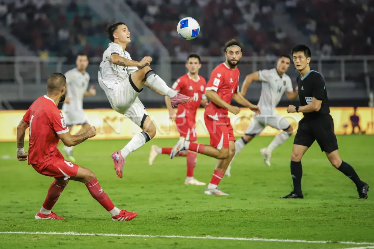 Timnas Indonesia ditahan imbang oleh Lebanon
