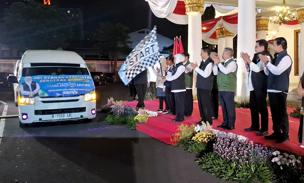 Layani 860 Kasus Kesehatan, Gubernur Khofifah Berangkatkan 62 Tim Yankes Bergerak ke Pulau Kangean