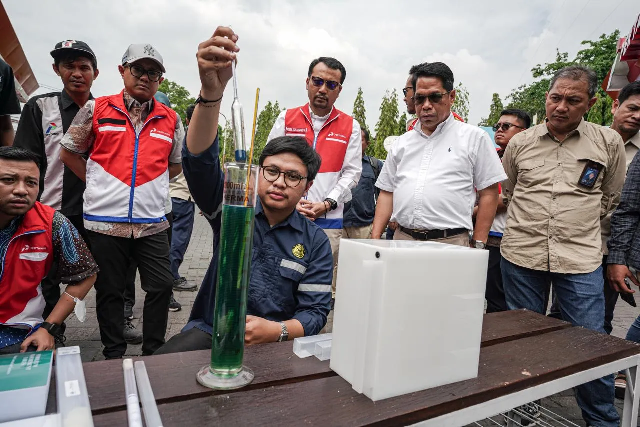 Dirut Pertamina Patra Niaga Bersama Dirjen Migas, Tinjau Langsung SPBU di Jawa Timur