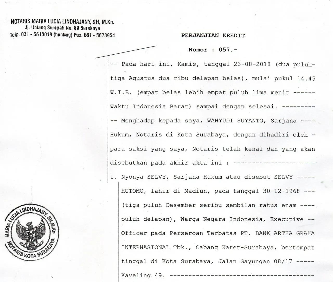 Terbongkar, Dugaan Kejahatan Kacab PT Bank Artha Graha Tbk oleh Investigasi Jurnalisme Wartawan