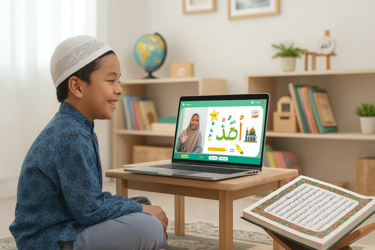 3 Rekomendasi Kursus Ngaji Anak Online Privat Terbaik untuk Usia 4–12 Tahun