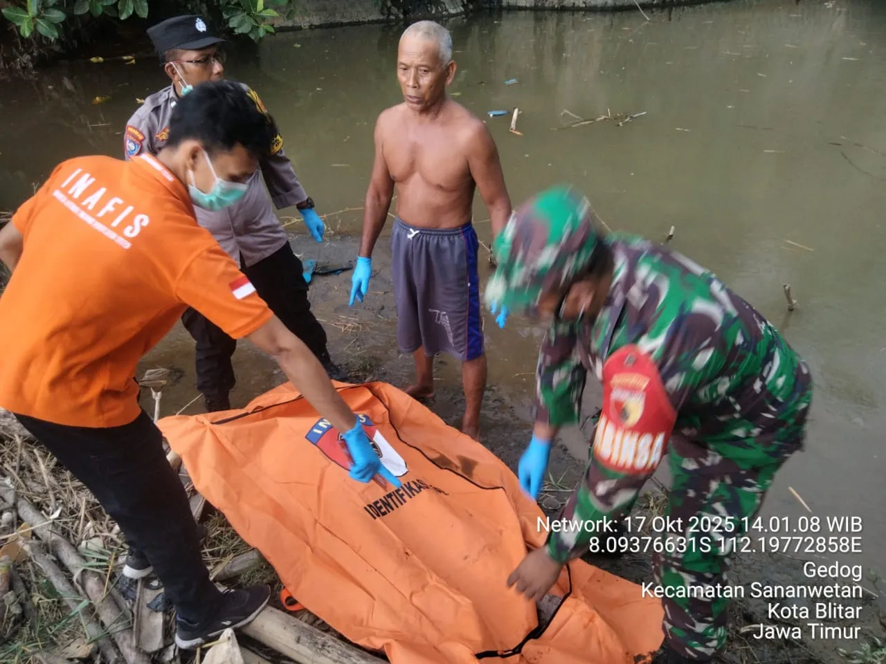 Diduga Idap Epilepsi, Wanita Ditemukan Tewas di Dam Sungai Gajah