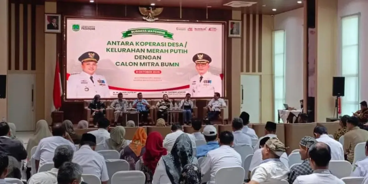 150 Koperasi Merah Putih di Kabupaten Pasuruan Ditargetkan akan Beroperasi