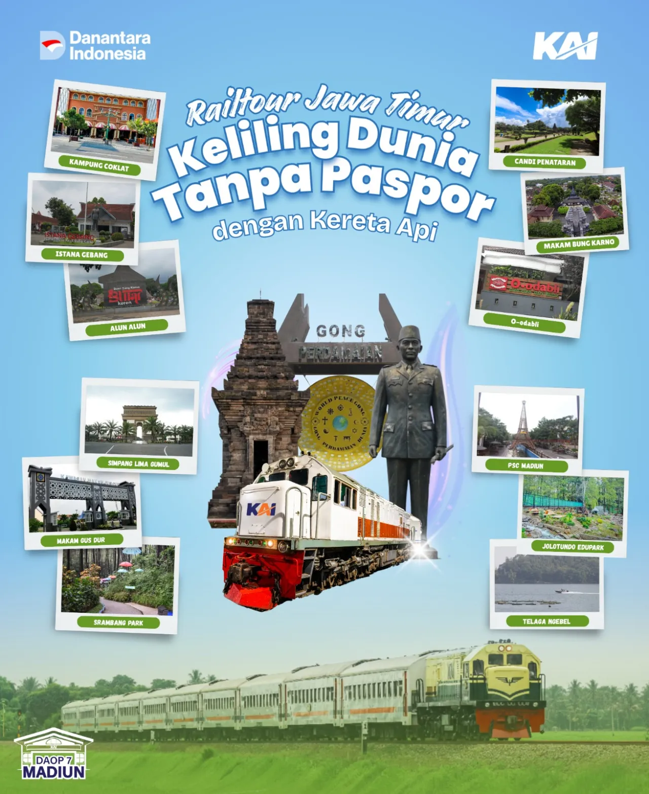 Luncurkan Program Pariwisata Rail Tour Jawa Timur, ajak Masarakat Keliling Dunia tanpa Paspor