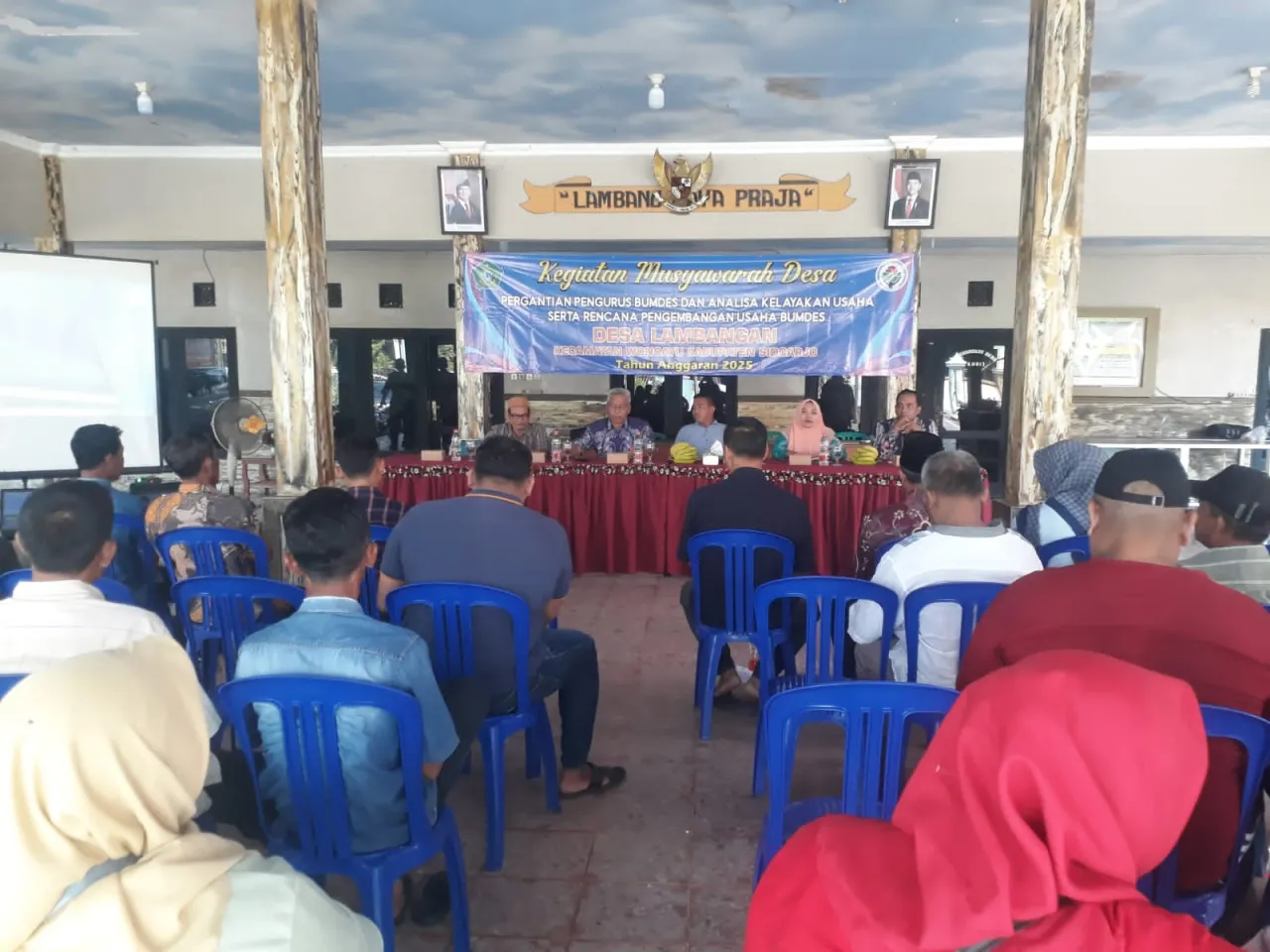 Pemdes Lambangan Gelar Musdes, Tingkatkan Kemandirian Ekonomi Desa