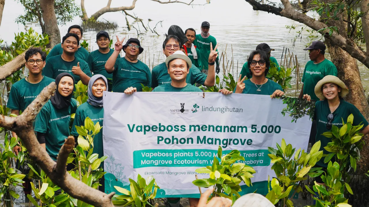 Baca juga : Vapeboss Tanam 5.000 Mangrove di Wonorejo untuk Dukung Net Zero Emissions