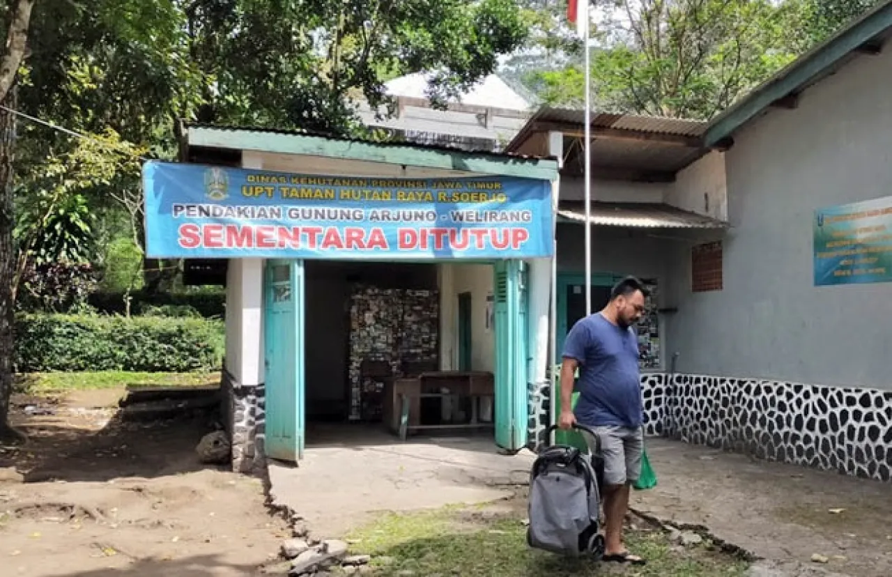 Cuaca Ekstrem, Jalur Pendakian Gunung Welirang-Arjuno Ditutup Sementara