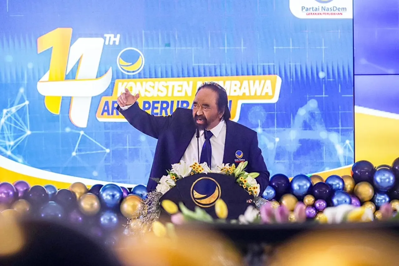 Baca juga : Bos NasDem Akui Merestorasi Bangsa tak Mudah
