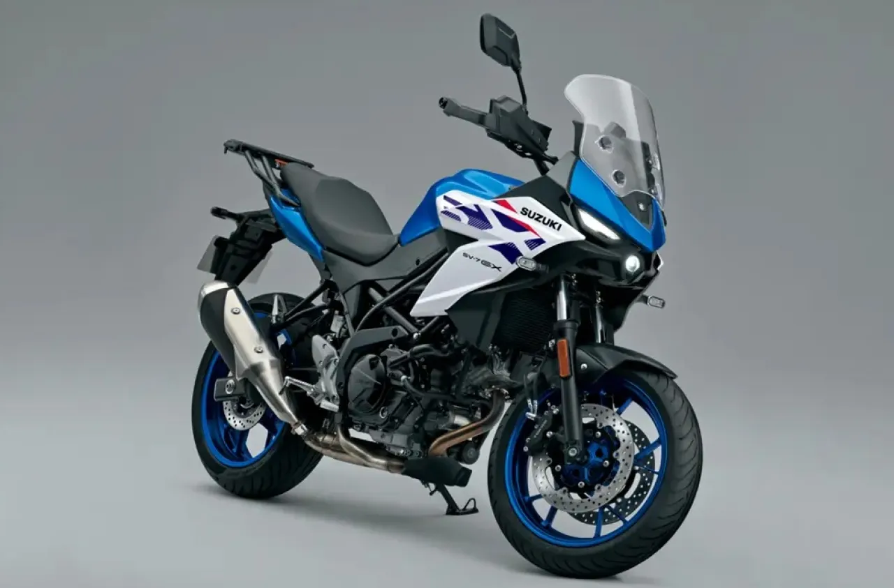 Andalkan Mesin V-Twin, Suzuki SV-7GX Dirancang Fitur Touring Modern