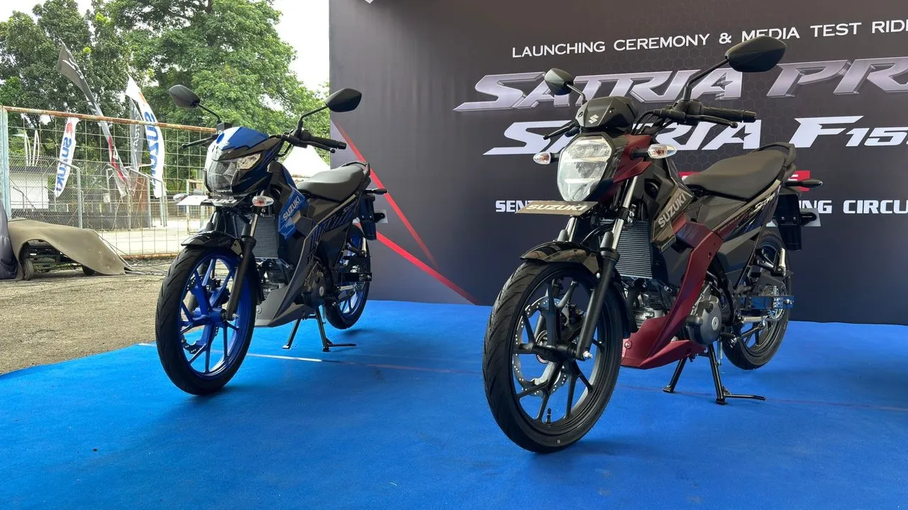Meluncur di Indonesia, Penjualan Suzuki Satria Pro dan F150 Ditarget Laku 1000 Unit per Bulan