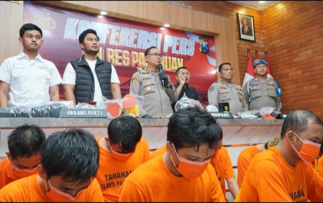 Baca juga : Polres Pasuruan Berhasil Ungkap 104 Kasus, Amankan 71 Tersangka