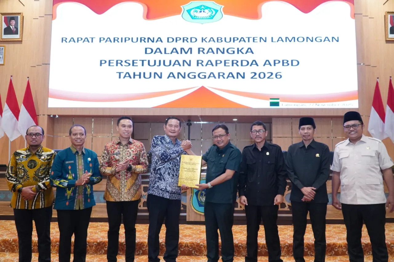 APBD Lamongan 2026 Disetujui Senilai Rp 3 T 