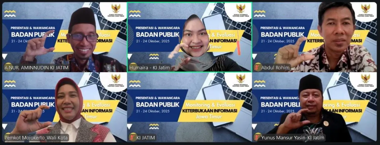 Kota Mojokerto Kembali Raih Penghargaan Badan Publik Informatif, Skor Hampir Sempurna 99,45
